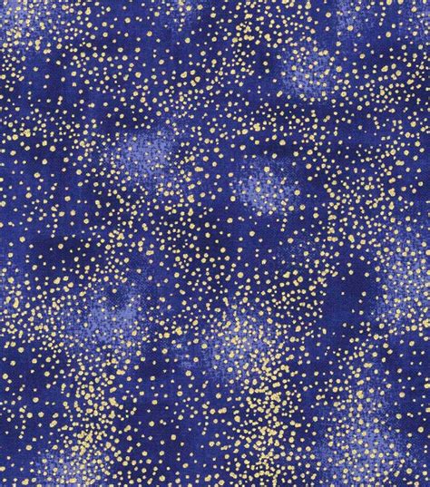 keepsake calico cotton fabric-blue splatter metallic|where to buy calico fabric.